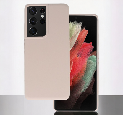 Silikonski ovitek "Lite" za Samsung Galaxy S21 Ultra – Vennus – Roza / Silikon