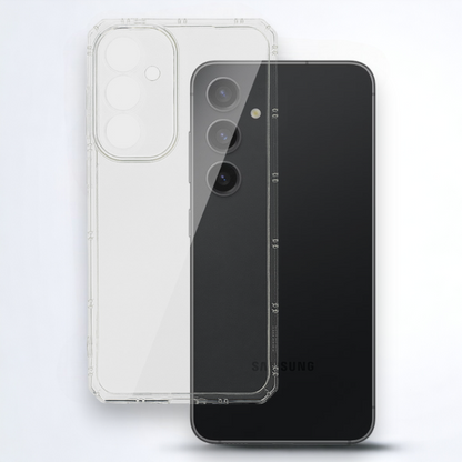 Silikonski ovitek "Armor Antishock" za Samsung Galaxy S23 Fe - transparent – Infostyle – Prozorna / TPU silikon