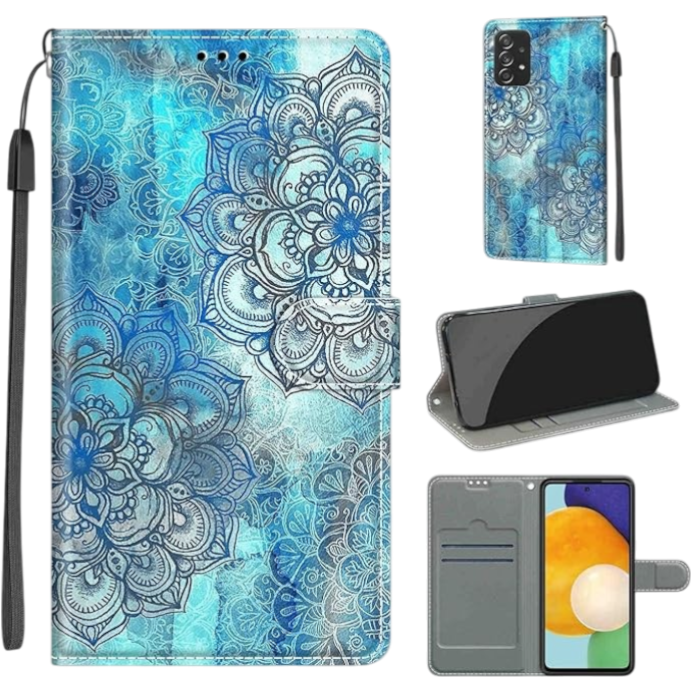 Preklopna torbica za Samsung Galaxy A53 5G z režami za kartice – zaščitni etui