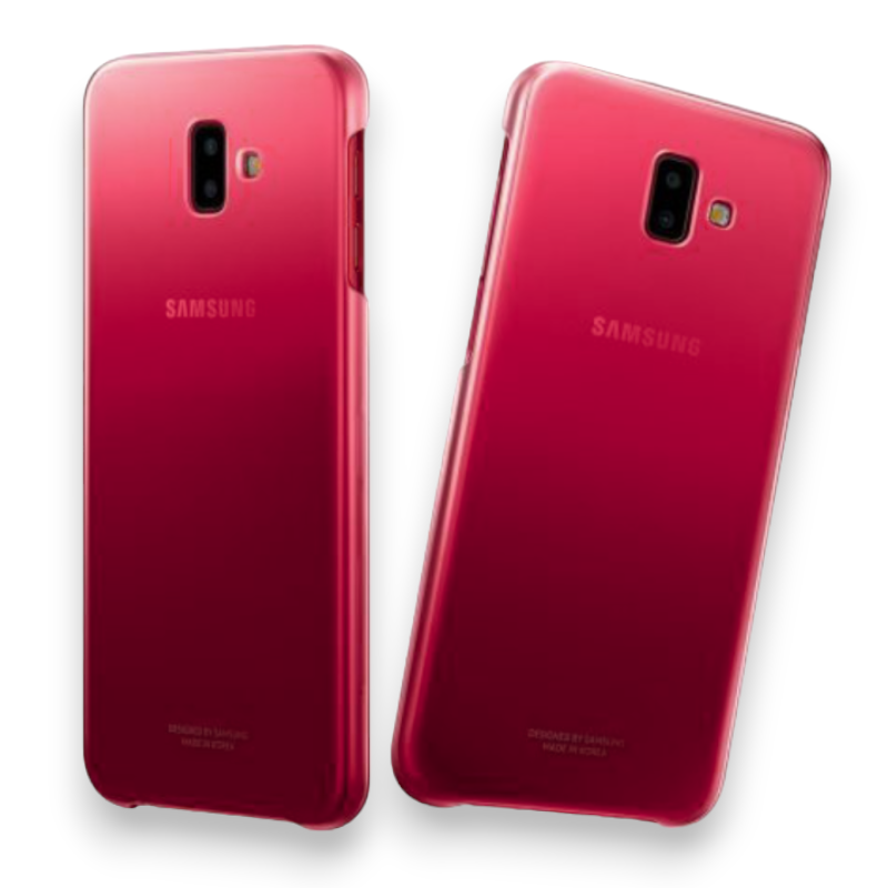 Ovitek "Gradient" za Samsung Galaxy J6 Plus – Rdeča / PC