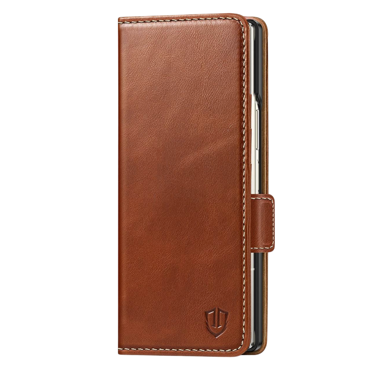 Preklopna torbica za telefon "Shieldon" Samsung Z Fold 6 – Rjava