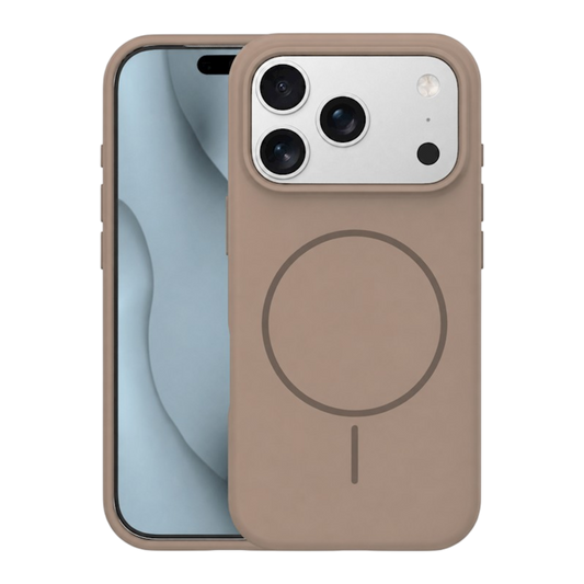 iPhone 17 Pro / 18 Pro Silicone MagSafe Case - Brown