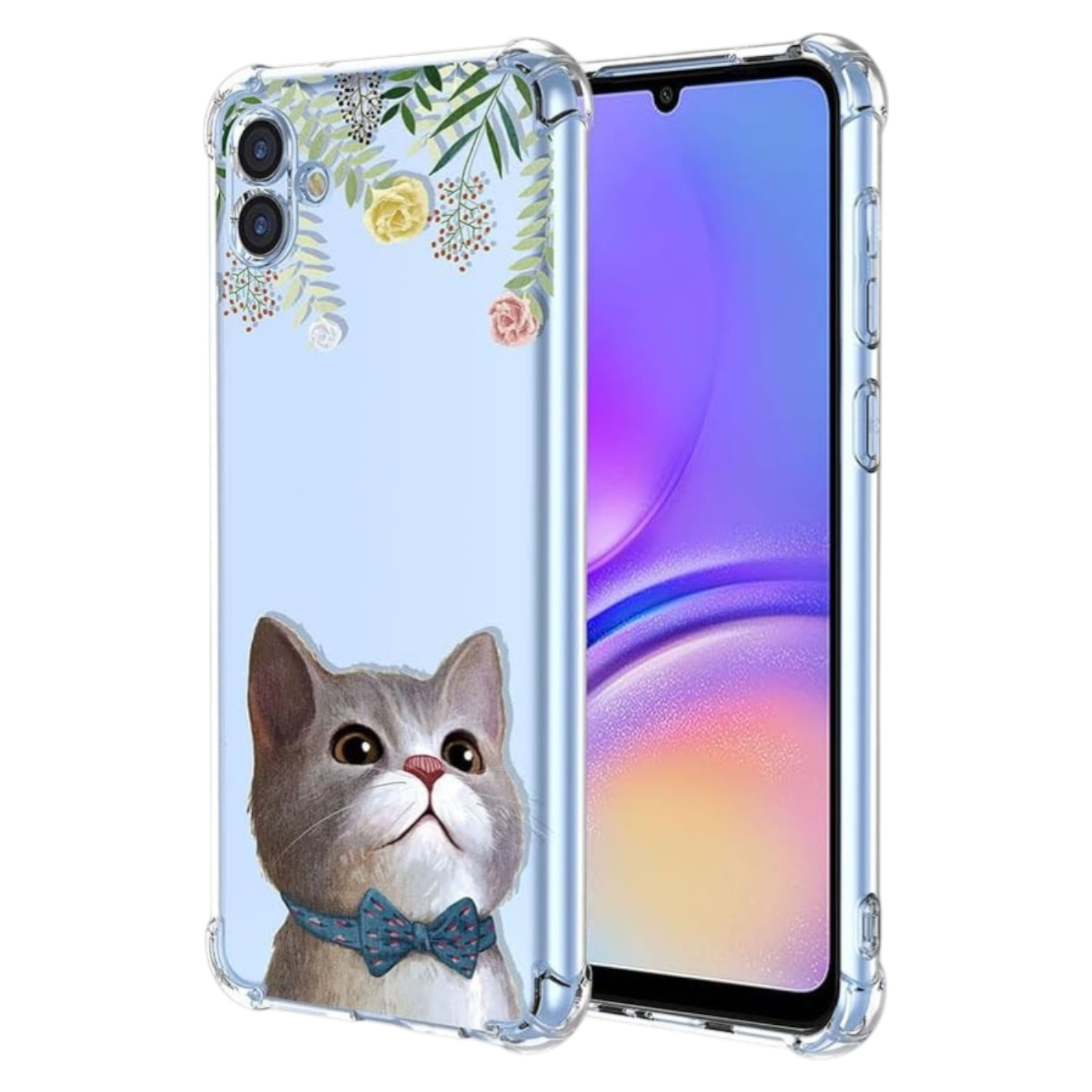 Silikonski ovitek Cat za Samsung Galaxy A05 – zaščitni ovitek z motivom mačke
