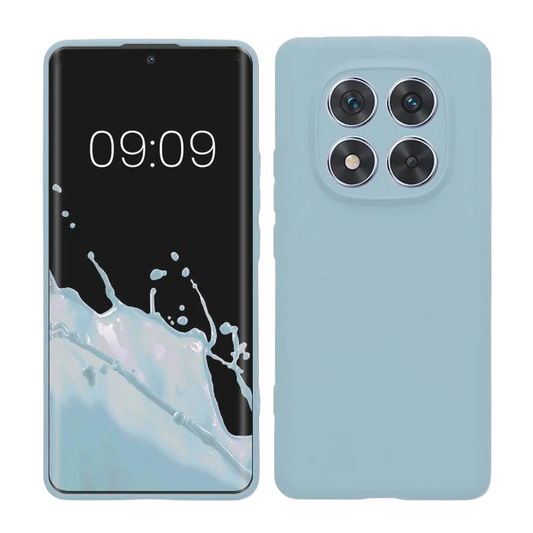 Svetlo moder silikonski ovitek Lite za Xiaomi Redmi Note 14 Pro 5G – tanek in prožen zaščitni ovitek