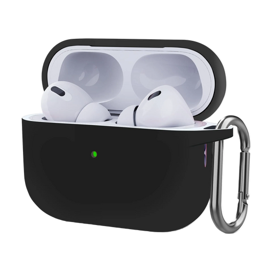 Silikonski ovitek s karabinom za AirPods Pro 2 v sivi barvi