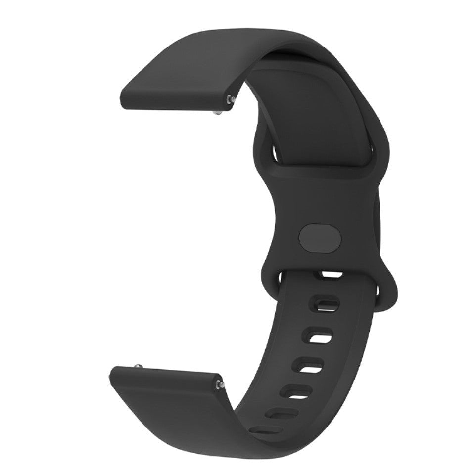 Universal 22mm Silicone Strap Blueshaweu for Smartwatches - Loekneue 2024 and Other Models - Black