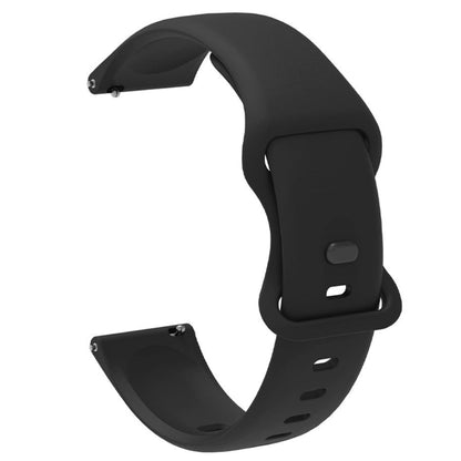 Universal 22mm Silicone Strap Blueshaweu for Smartwatches - Loekneue 2024 and Other Models - Black