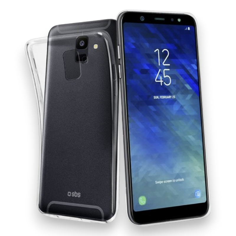 Silikonski ovitek "Skinny" za Samsung Galaxy A6 0.3mm – SBS – Prozorna / TPU silikon