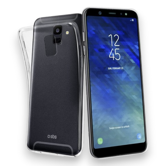 Silikonski ovitek "Skinny" za Samsung Galaxy A6 0.3mm – SBS – Prozorna / TPU silikon
