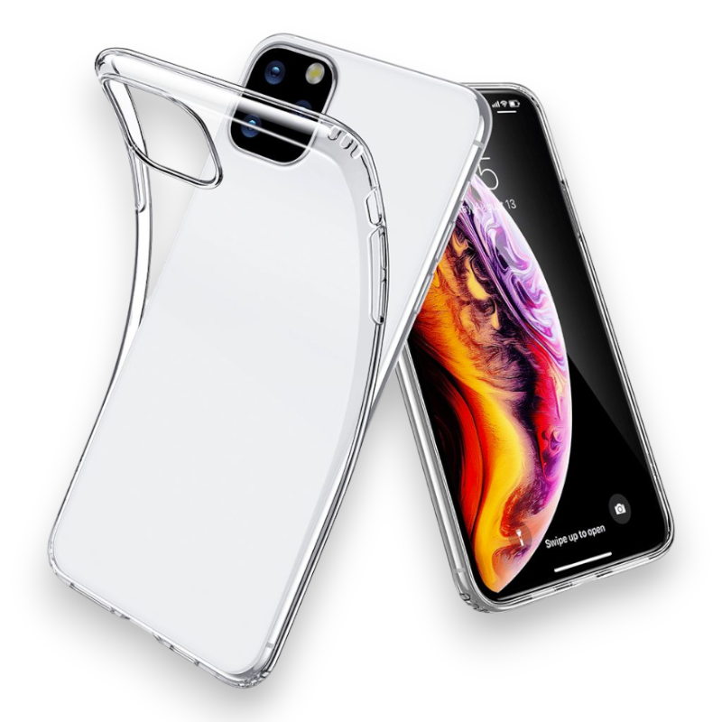 Silikonski ovitek "Soft" za iPhone 11 Pro Max – Vigo – Prozorna / TPU silikon