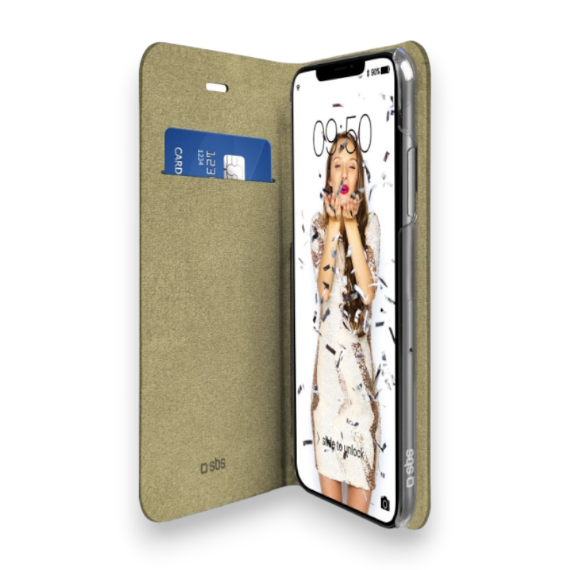 Preklopna torbica "Sparky" za iPhone X/XS – Cellularline
