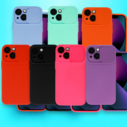 Silikonski ovitek "Camshield Soft" za iPhone 13 Pro – Infostyle – Pastelno vijolična / TPU silikon