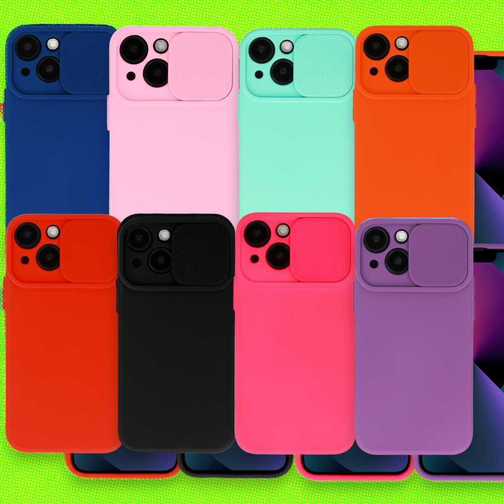 Silikonski ovitek "Camshield Soft" za iPhone 13 Pro Max – Infostyle – Temno modra / TPU silikon