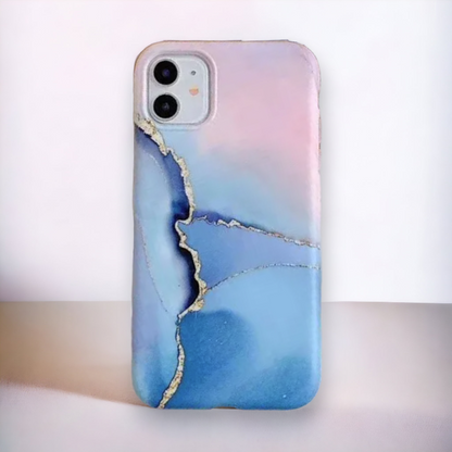 Silikonski ovitek "Marble" za iPhone 14 Plus/15 Plus – Infostyle