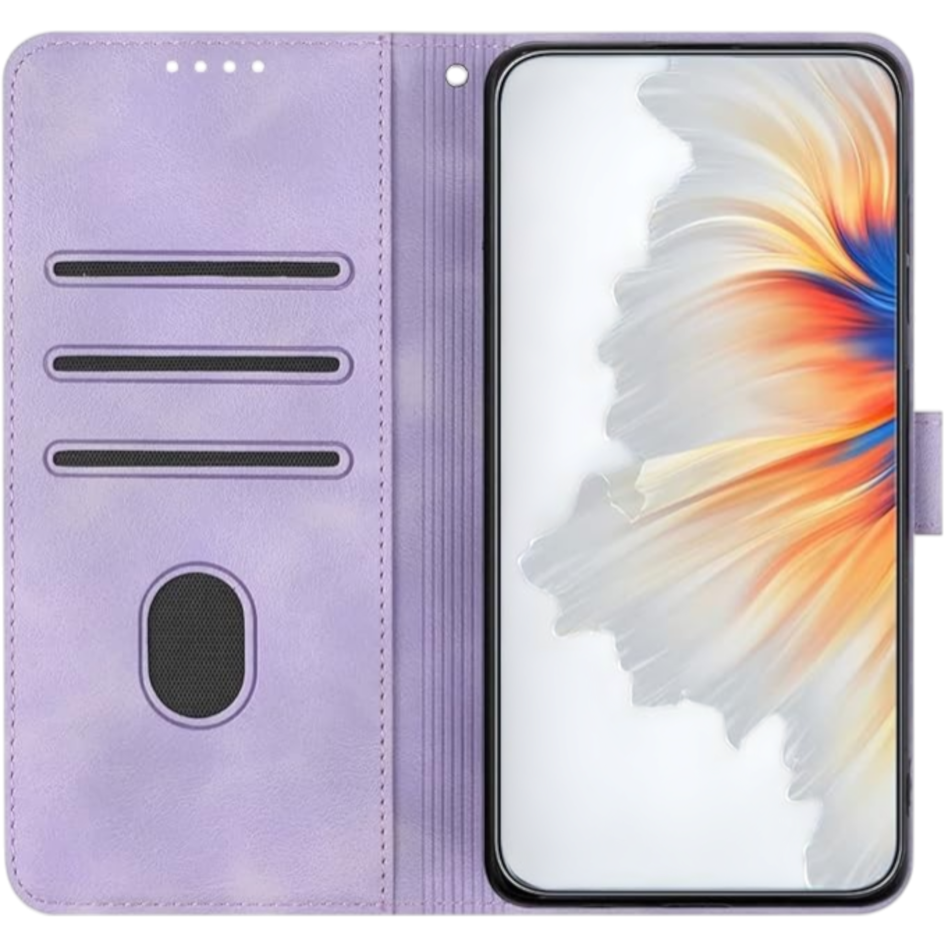 Preklopna torbica "smile" za Xiaomi Poco M5, vijolična – Yiscase