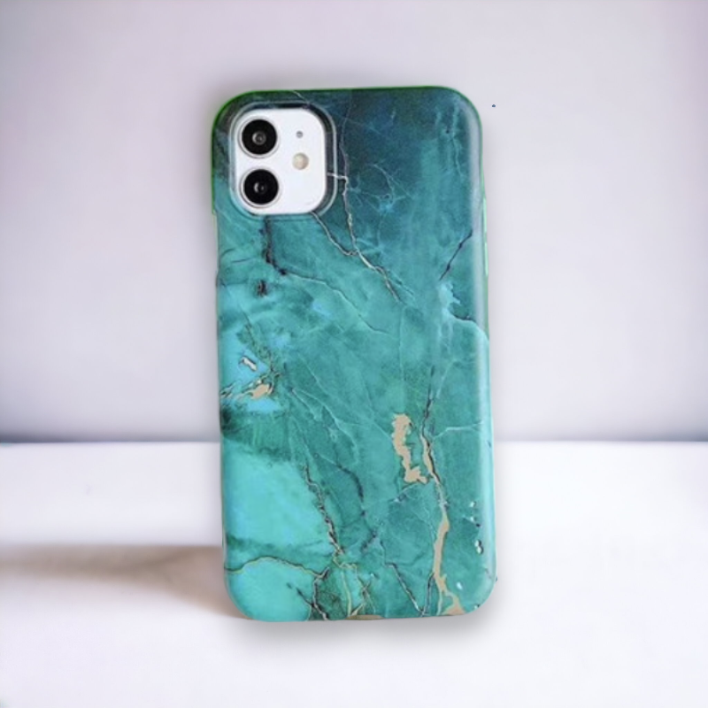 Silikonski ovitek "Marble" za iPhone 11 Pro – Infostyle – Vijolična / TPU silikon