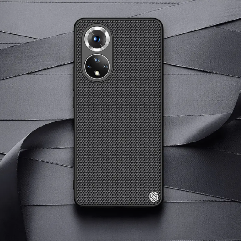 Ovitek "Nillkin Textured case" za Honor 50 - črna – Črna / PC + TPU silikon