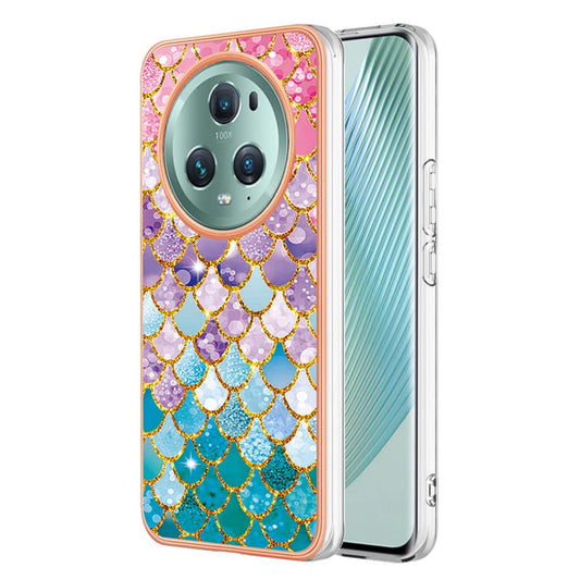 HAOYE futrola za Honor Magic 5 Pro – TPU ultra tanka, sjajni uzorak, šarena zaštitna futrola