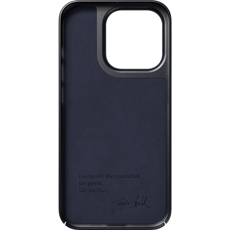 Ovitek "Nudient" za iPhone 14 Pro, modra
