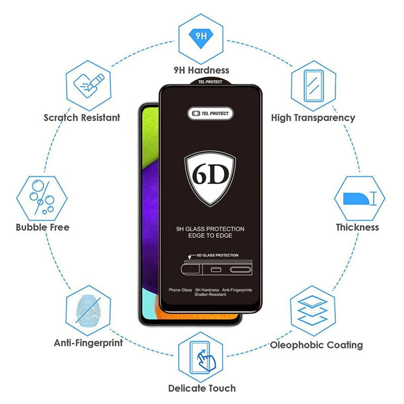 Zaščitno steklo ''Full Glue 6D'' Samsung Galaxy A16 5G – Infostyle