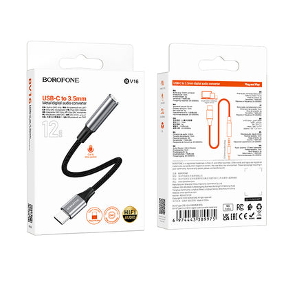 Adapter iz Type C v jack 3,5mm – Borofone