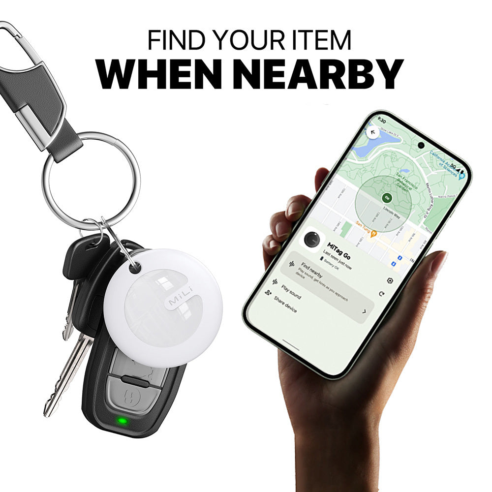 Tracker ''MiLi GPS Bluetooth MiTag'' za Android + obesek za ključe