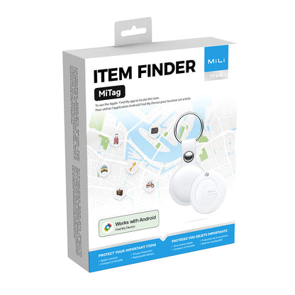 Tracker ''MiLi GPS Bluetooth MiTag'' za Android + obesek za ključe