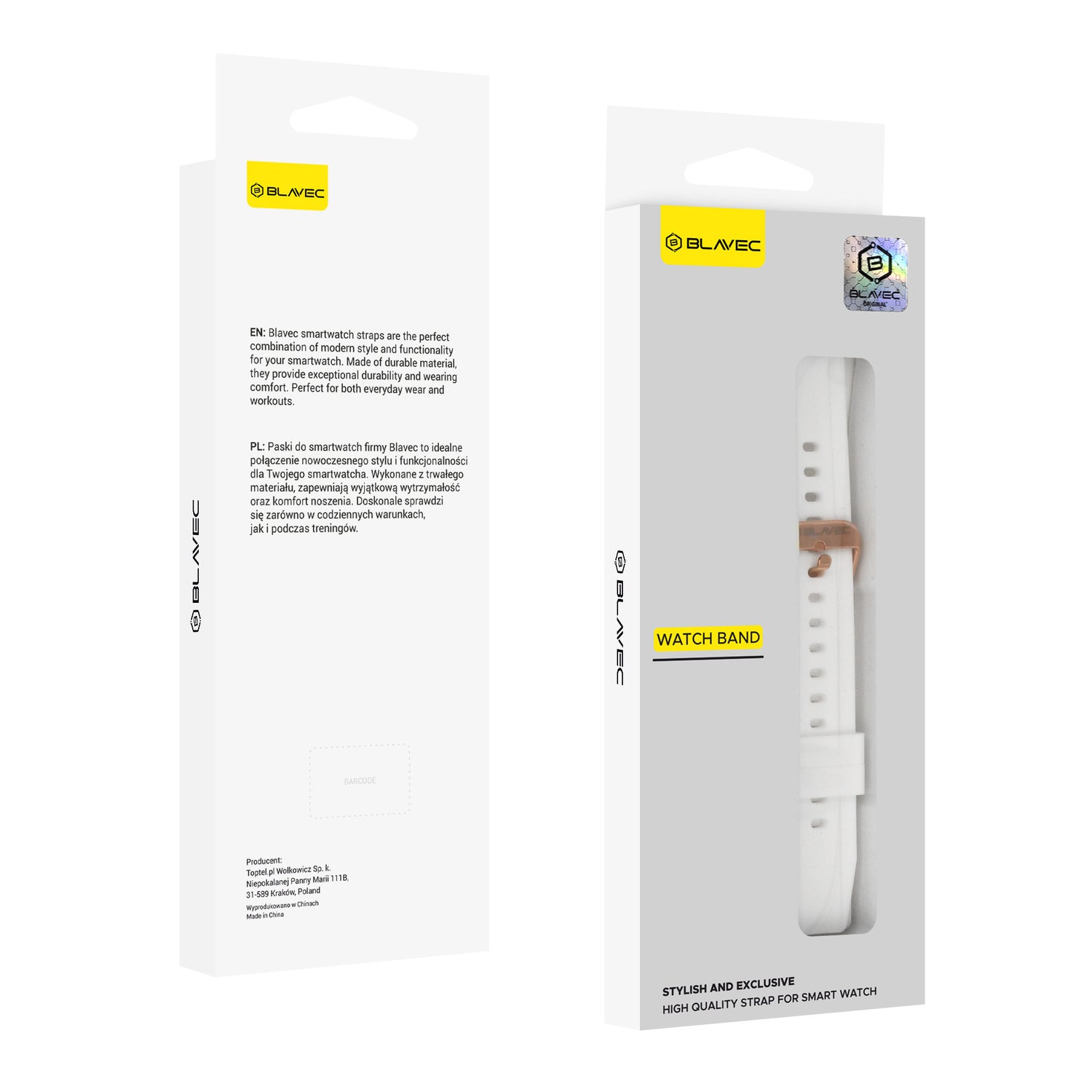 Univerzalni pas za uro W17 Amber 18mm – Blavec