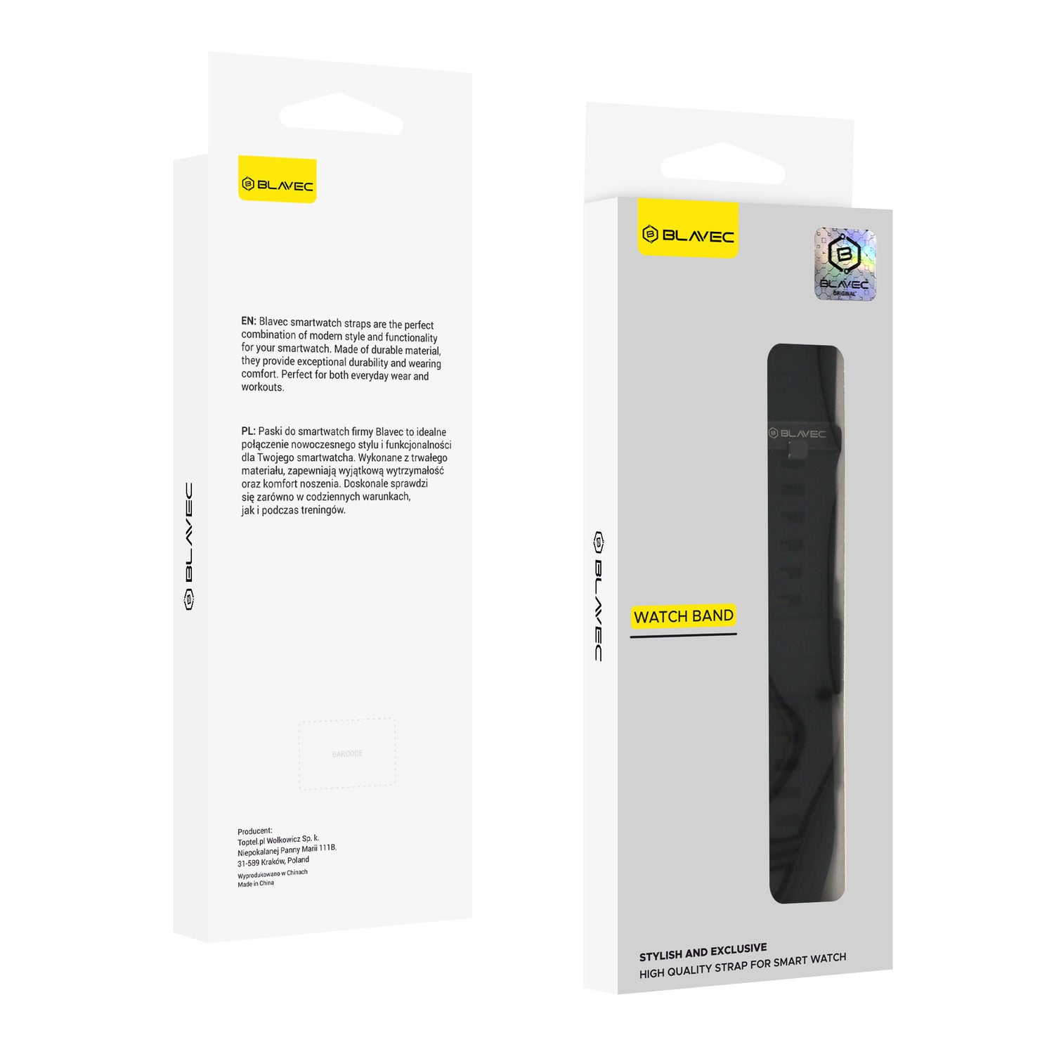 Univerzalni pas za uro M07 Raptor 22mm – Blavec