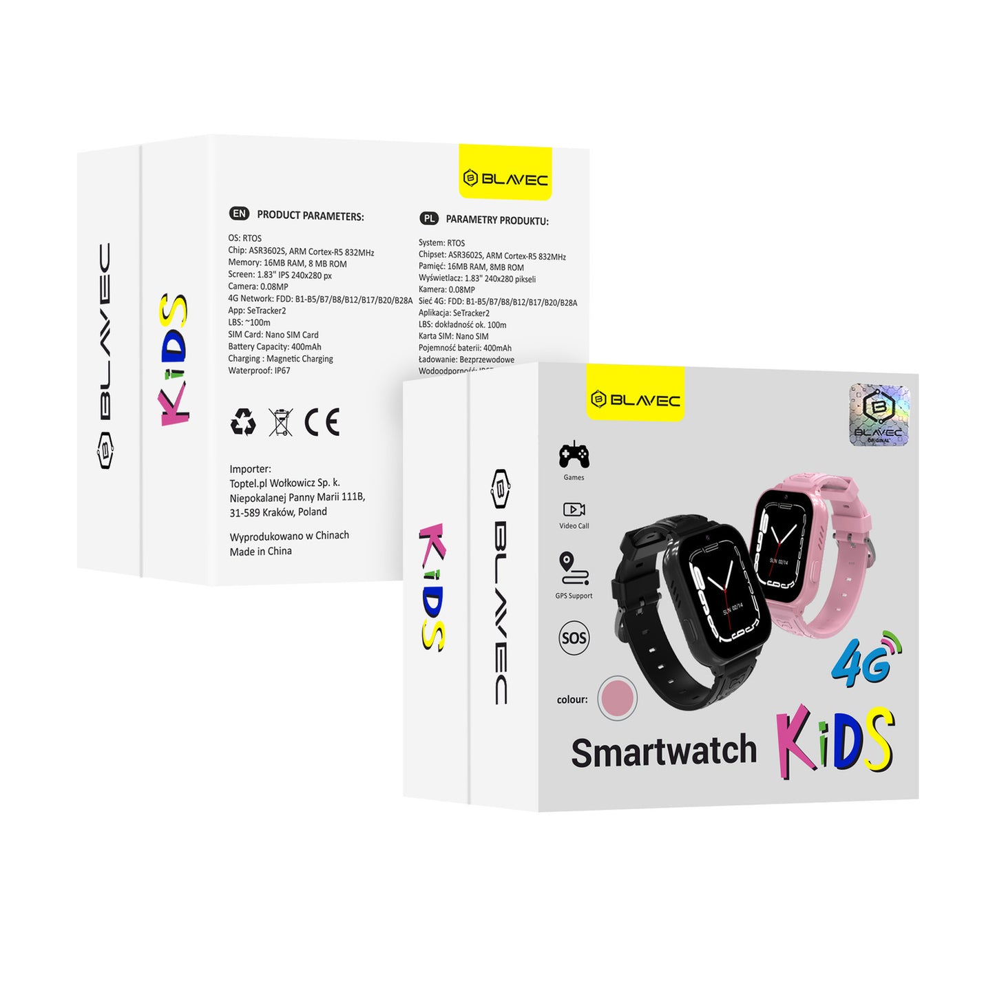 Otroška pametna ura "Blavec K02"