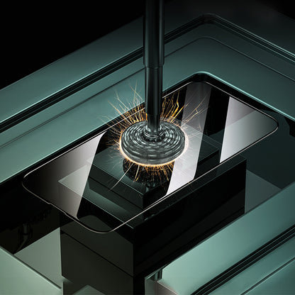 Zaščitno steklo za iPhone 16 Pro Max/17 Pro Max s črno obrobo – Borofone