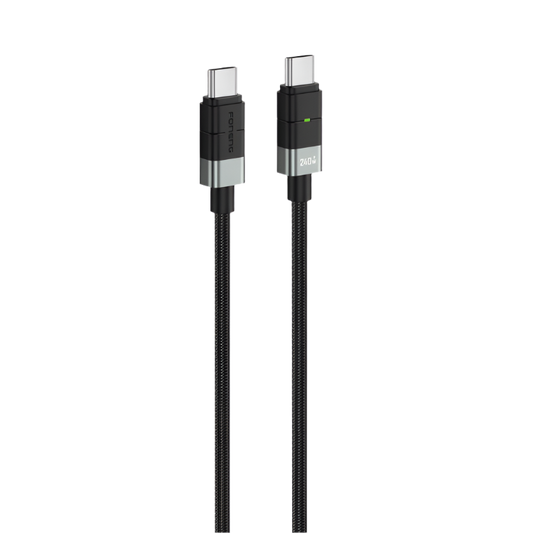 Kabel Type C v C 240W, 2m – Foneng – Črna