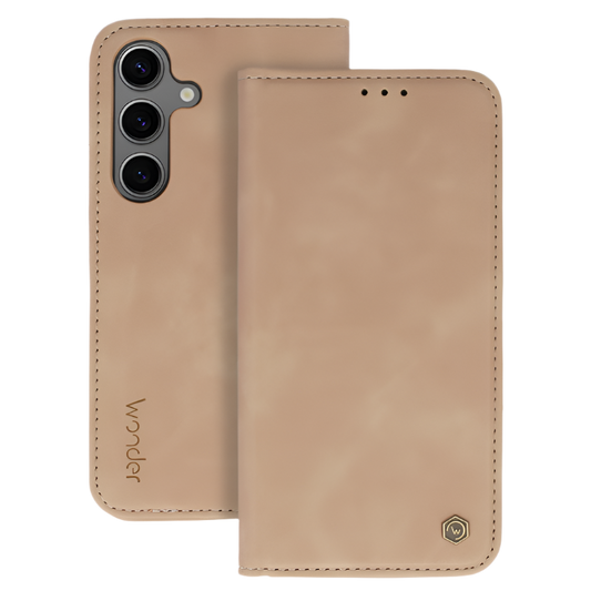 Preklopna torbica za telefon "Wonder" Samsung Galaxy A36 5G – Infostyle – Rjava