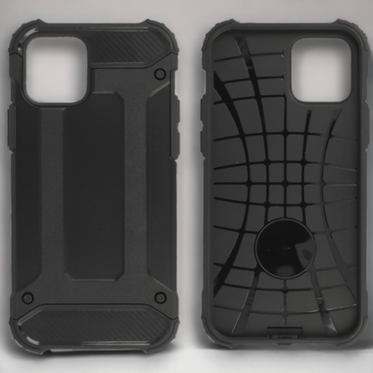 Silikonski ovitek "armor carbon" za iPhone 11 - Črna – Infostyle