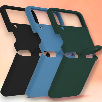 Silikonski ovitek "Soft Edge" za Samsung Galaxy Z Flip 3 5G – Techsuit – Črna / TPU silikon