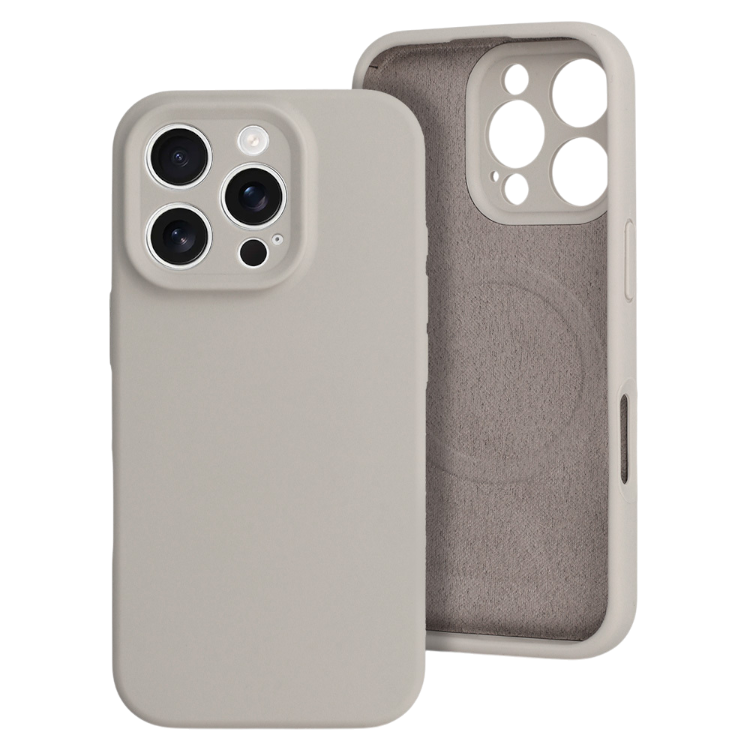 Ovitek za telefon "MagColor Pure" iPhone 16 Pro – Infostyle – Siva