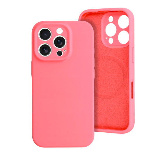 Ovitek za telefon "MagColor Pure" iPhone 16 Pro Max – Infostyle – Rdeča