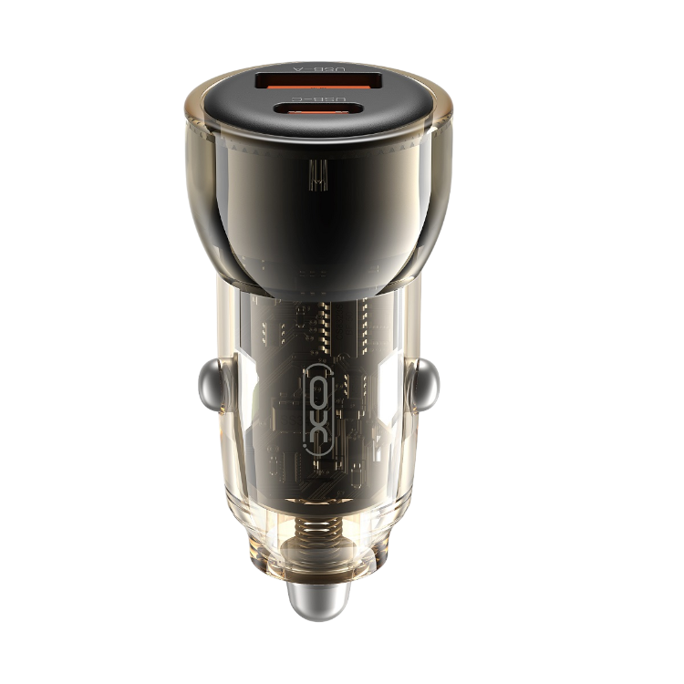 Avtopolnilec "XO CC60" 60W USB-C + USB