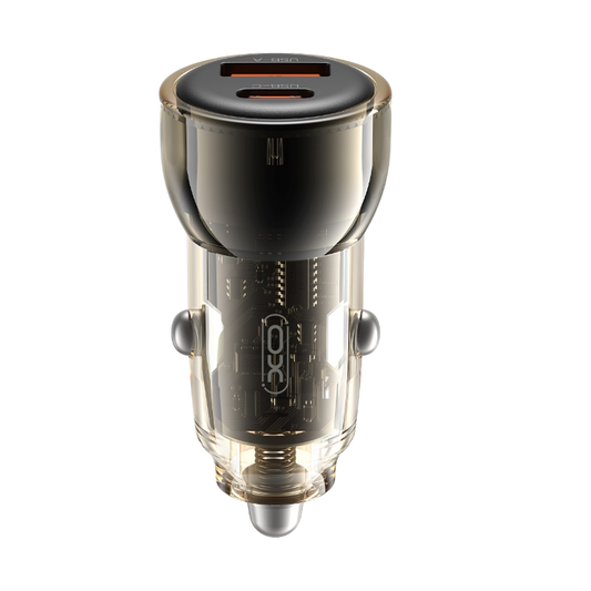 Avtopolnilec "XO CC60" 60W USB-C + USB