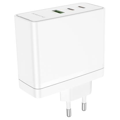 Polnilec "Borofone BN11 Imperial" USB + 2xUSB-C QC 3.0 PD 100W