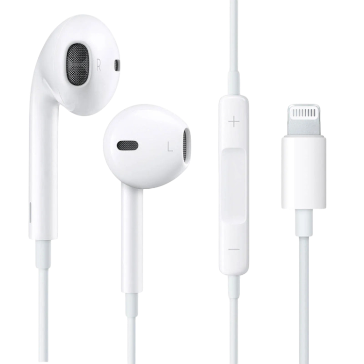 Originalne Apple slušalke Lightning (bulk) – bela