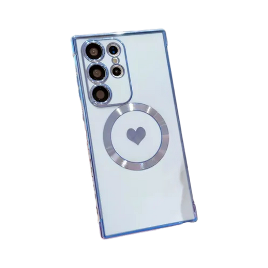 Ovitek za telefon "UEEBAI Heart MagSafe" Samsung Galaxy S24 Ultra – UEBAI – modra