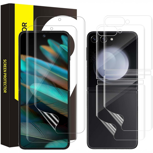 Zaščitna folija za zaslon in hrbtno stran "VSEER" Samsung Galaxy Z Flip 5 – Infostyle