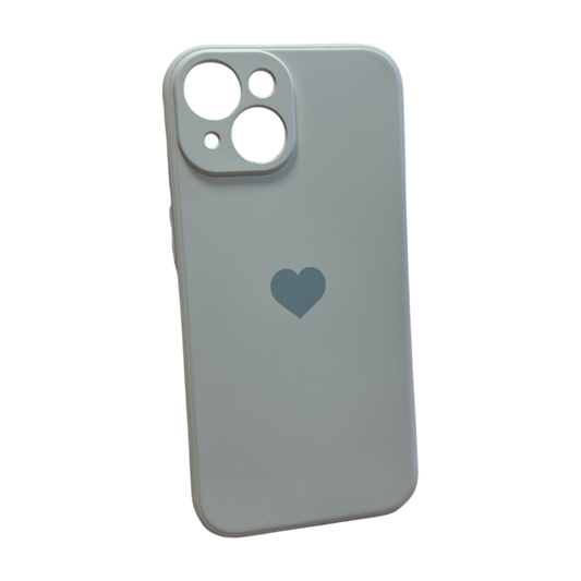 Ovitek za telefon "Silicone Heart" iPhone 15 – Infostyle – mint