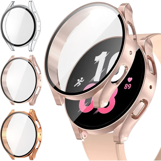 Ovitek za pametno uro "Clear/Rose/Beige" Samsung Galaxy Watch 6 44mm (3 kosi) – Infostyle