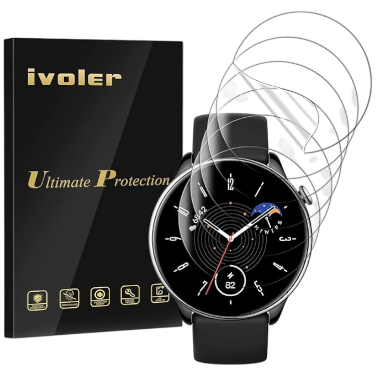 Zaščitna folija za Xiaomi Watch 2 / Amazfit GTR 2 / Amazfit GTR 2e (6 kosov) – ivoler