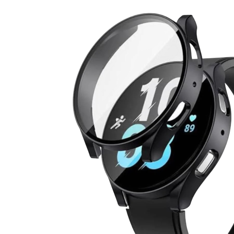 Zaščitni ovitek z zaščito zaslona "Black and Silver" Samsung Galaxy Watch 6 44mm (2+2) – Infostyle