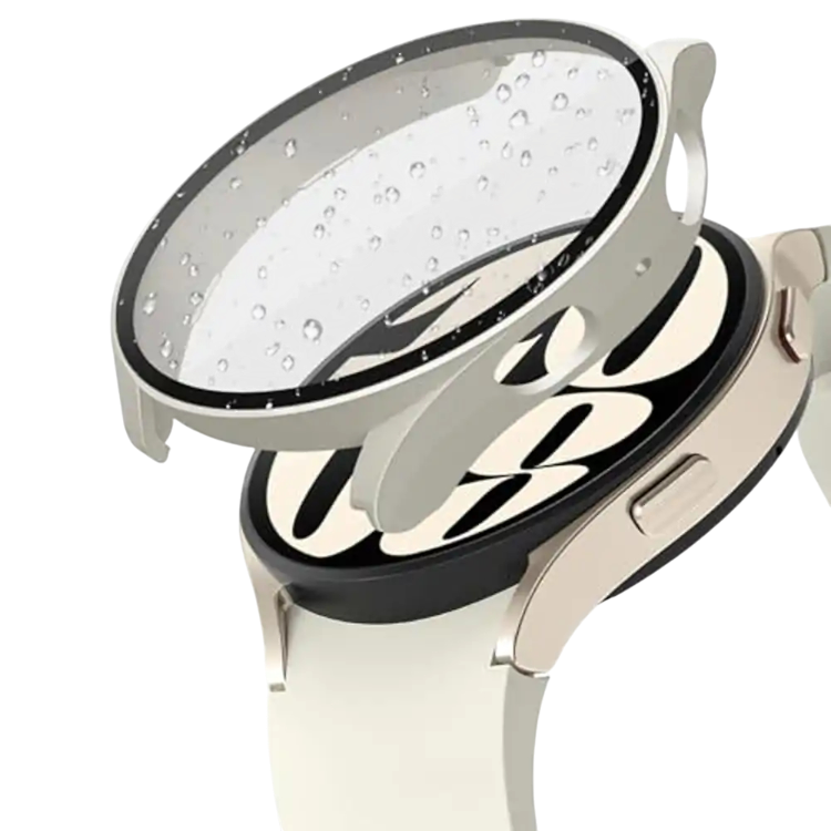 Zaščitni ovitek z zaščito zaslona "Black and Silver" Samsung Galaxy Watch 6 44mm (2+2) – Infostyle