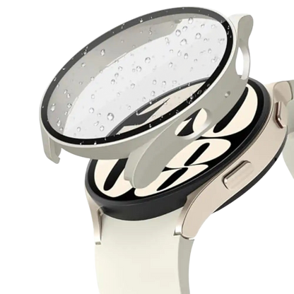 Zaščitni ovitek z zaščito zaslona "Black and Silver" Samsung Galaxy Watch 6 44mm (2+2) – Infostyle