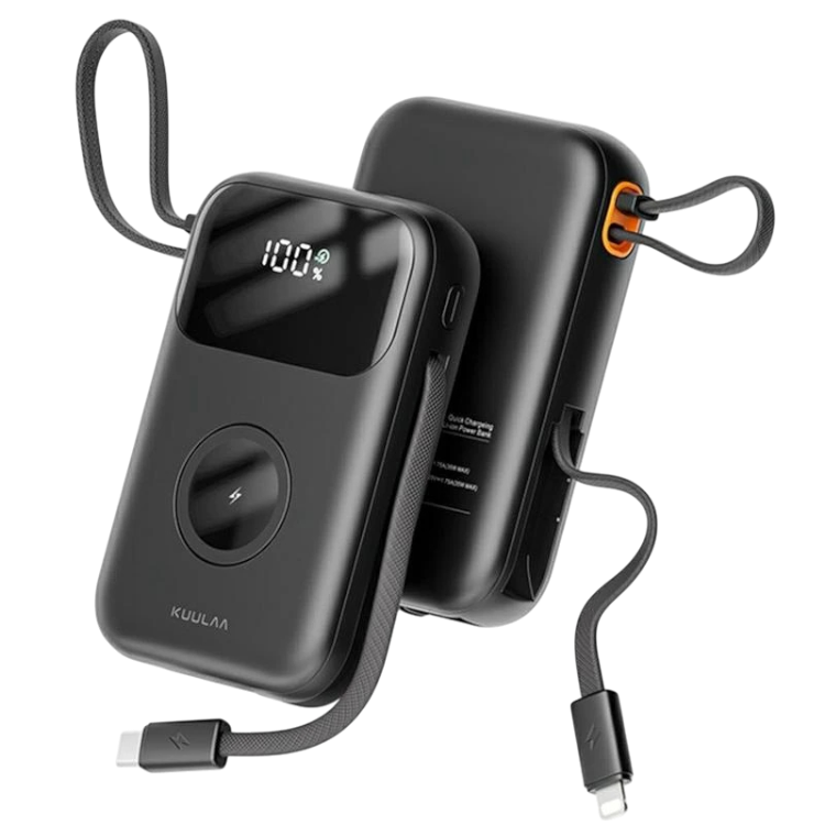 Prenosna baterija "Kuulaa KL-YD80" USB-C/Lightning – crna